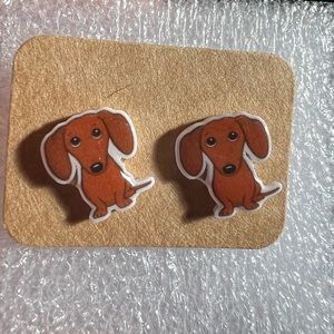 Cute Pair of Dachshund Earrings Pet Pets Weiner Dog Dogs Weenies New